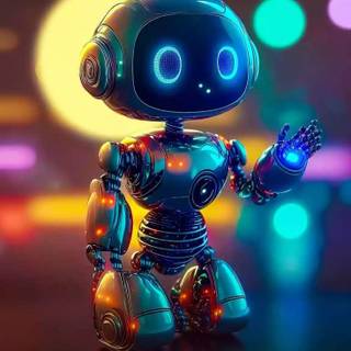 Mini robot wallpaper