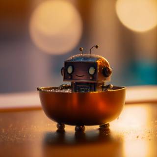 Mini robot wallpaper