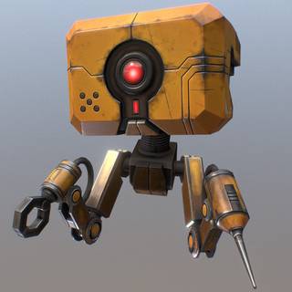 Mini robot wallpaper
