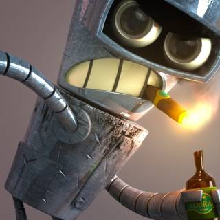 Mini robot wallpaper