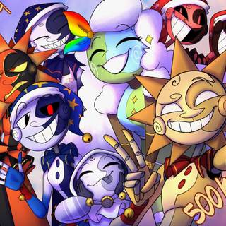 Earth The Sun and Moon Show wallpaper