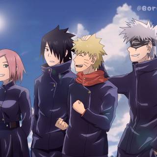 JJK and Naruto wallpaper