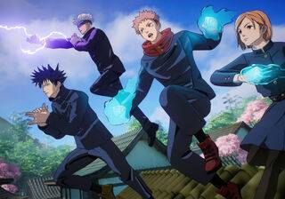 JJK and Naruto wallpaper