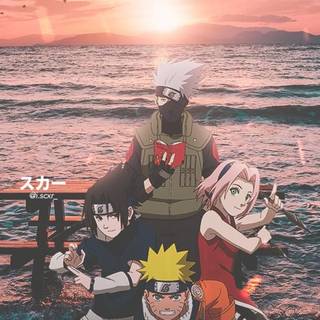 Naruto Team 7 phone wallpaper