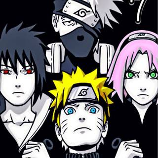 Naruto Team 7 phone wallpaper