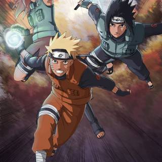 Naruto Team 7 phone wallpaper