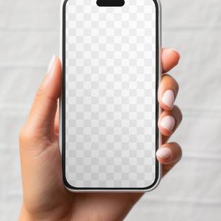 Transparent phone wallpaper