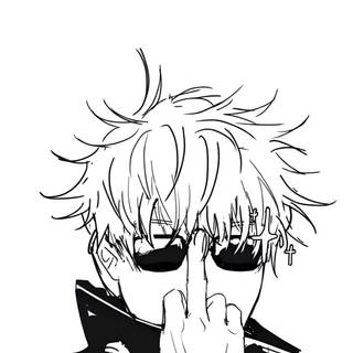 JJK black and white wallpaper