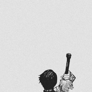 JJK black and white wallpaper