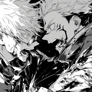 JJK black and white wallpaper