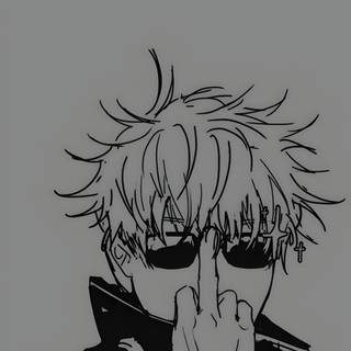 JJK black and white wallpaper