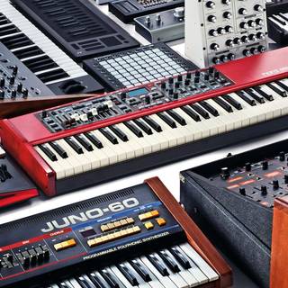 Synthesiser wallpaper