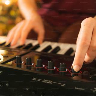 Synthesiser wallpaper