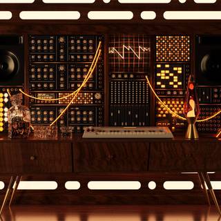 Synthesiser wallpaper