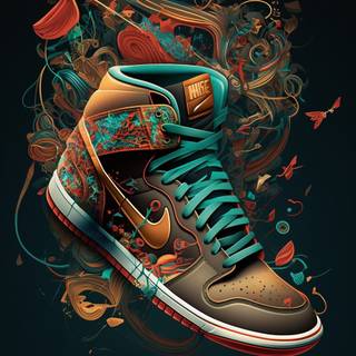 Tennis shoes wallpaper