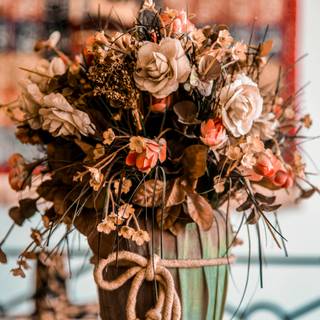 Fake flowers wallpaper