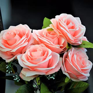 Fake flowers wallpaper