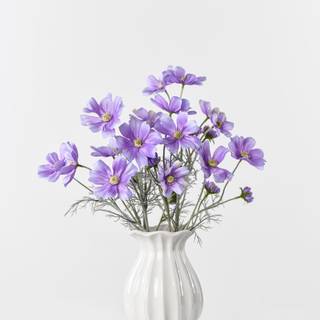 Fake flowers wallpaper