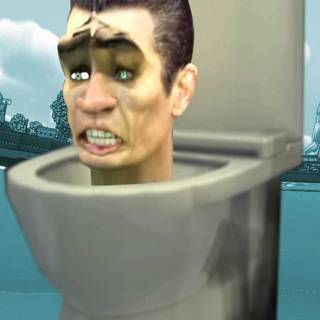 Gman toilet wallpaper
