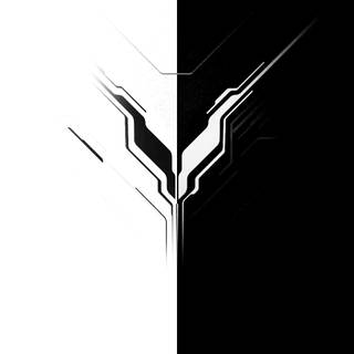 Half black wallpaper