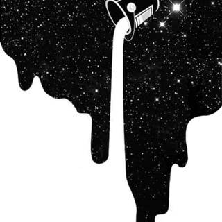 Half black wallpaper