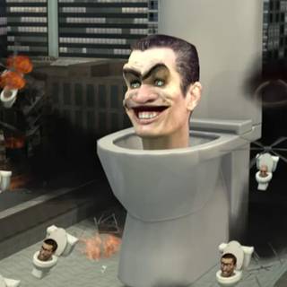 Gman toilet wallpaper