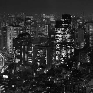 Black anime HD landscape wallpaper