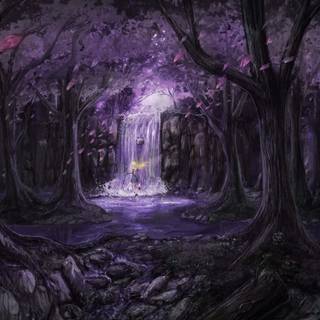 Black anime HD landscape wallpaper