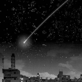 Black anime HD landscape wallpaper