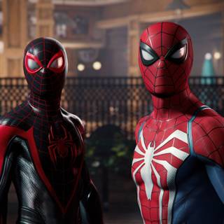 Gaming Spider-Man 2 PS5 wallpaper