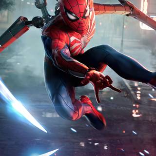 Gaming Spider-Man 2 PS5 wallpaper