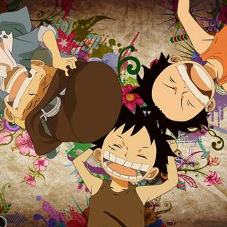 Anime Luffy and Ace wallpaper