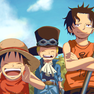 Anime Luffy and Ace wallpaper