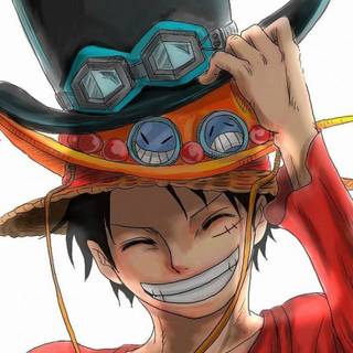 Anime Luffy and Ace wallpaper