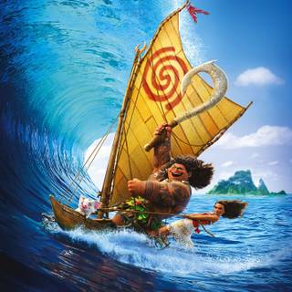 Moana 2 movie poster wallpaper