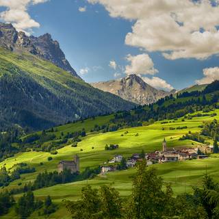 Switzerland village wallpaper