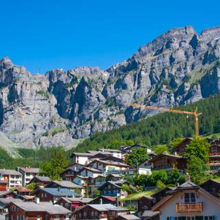 Switzerland village wallpaper