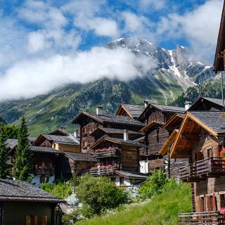 Switzerland village wallpaper