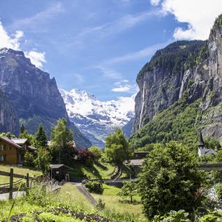 Switzerland village wallpaper