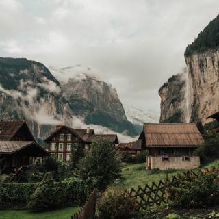 Switzerland village wallpaper