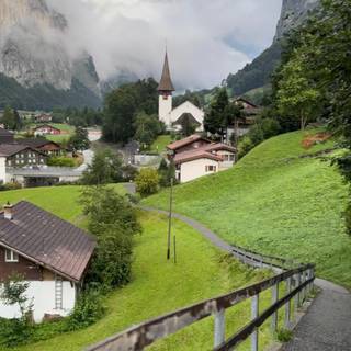 Switzerland village wallpaper