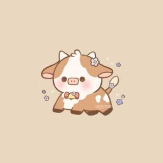 Cute cows Kawaii wallpaper