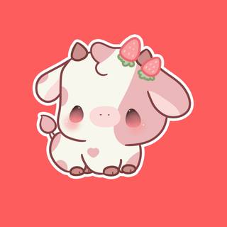 Cute cows Kawaii wallpaper