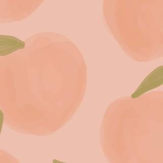 Peach summer wallpaper