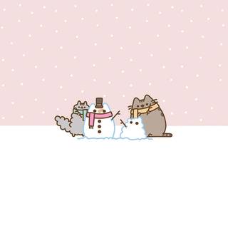 Desktop Pusheen wallpaper