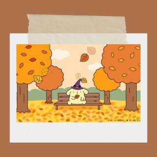 Pompompurin autumn wallpaper