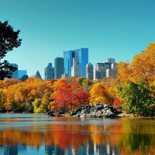 New York autumn desktop wallpaper