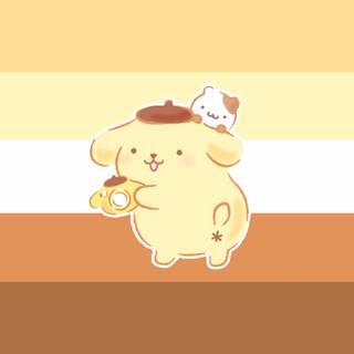 Pompompurin autumn wallpaper