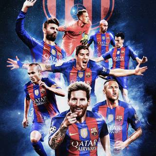 FCB players wallpaper