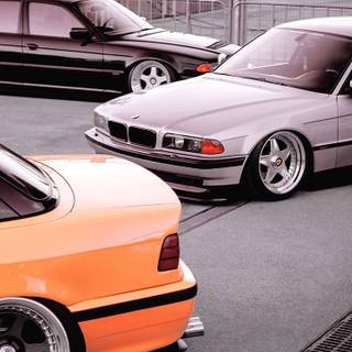 Old BMW and new BMW wallpaper